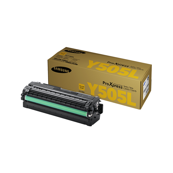 Original Samsung CLT-Y505L / Y505L Toner Gelb