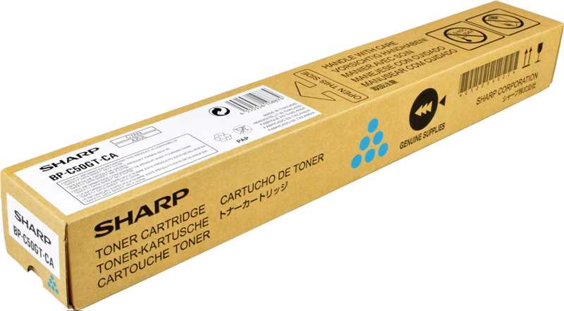 Original Sharp BP-C50GTCA Toner Cyan