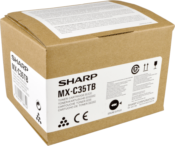 Original Sharp MX-C35TB Toner Schwarz