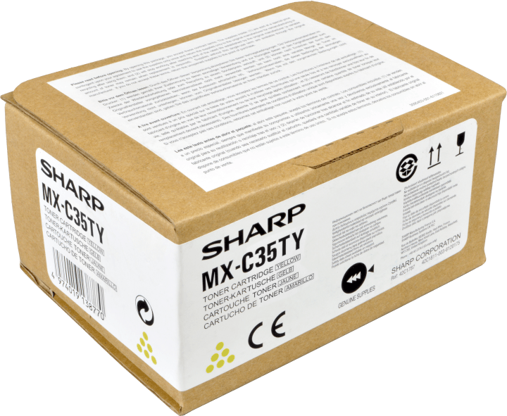 Original Sharp MX-C35TY Toner Gelb