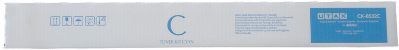 Original Utax CK-8532c / 1T02YMCUT0 Toner Cyan