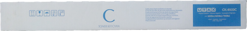 Original Utax CK-8533c / 1T02XCCUT0 Toner Cyan
