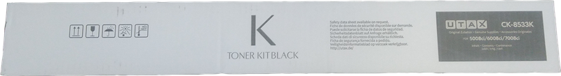 Original Utax CK-8533k / 1T02XC0UT0 Toner Schwarz