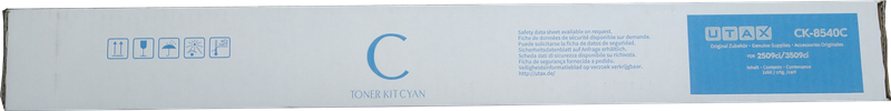 Original Utax CK-8540C / 1T0C2MCUT0 Toner Cyan