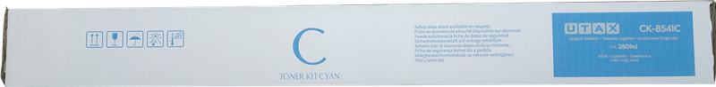 Original Utax CK-8541C / 1T0C2LCUT0 Toner Cyan