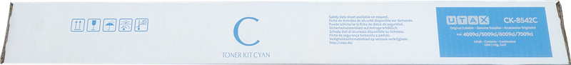 Original Utax CK-8542C / 1T0C2JCUT0 Toner Cyan