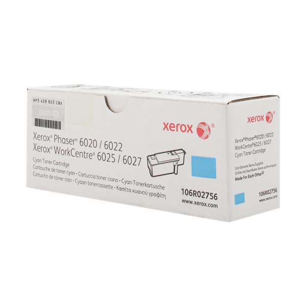 Original Xerox 106R02756 Toner Cyan